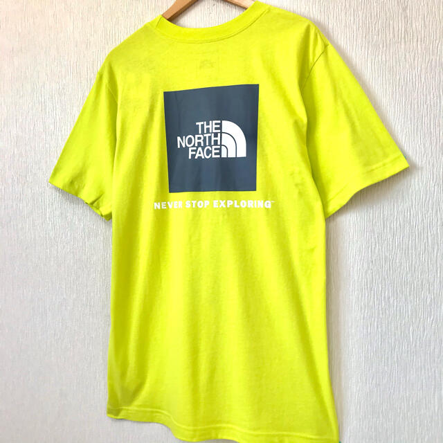 THE NORTH FACE(ザノースフェイス)のユニセックス 新品 ノースフェイス BOX Tシャツ イエロー 黄色 XL ~ メンズのトップス(Tシャツ/カットソー(半袖/袖なし))の商品写真