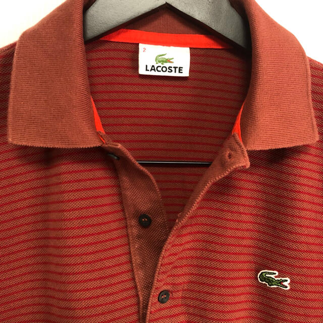 LACOSTE - LACOSTE / ラコステ バイカラーボーダーポロシャツの通販 by