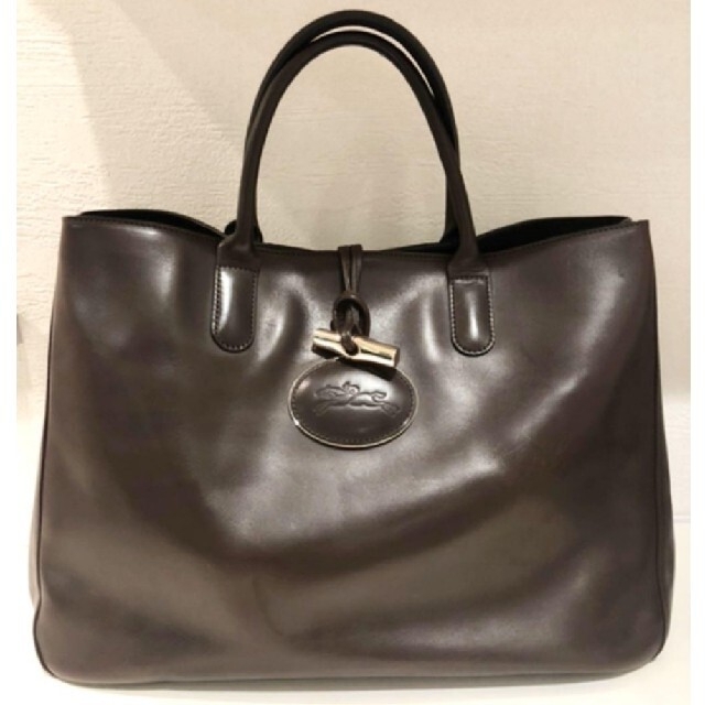 LONGCHAMP(ロンシャン)のLONGCHAMP　ロンシャン　ロゾ　レザートートバッグ レディースのバッグ(トートバッグ)の商品写真