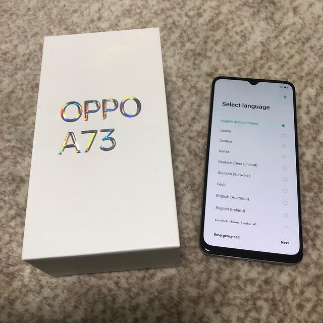 OPPO A73 ダイナミックオレンジ