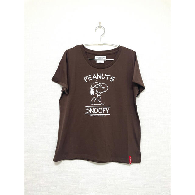 PEANUTS(ピーナッツ)のPEANUTS Ｔシャツ、ブラウン レディースのトップス(Tシャツ(半袖/袖なし))の商品写真