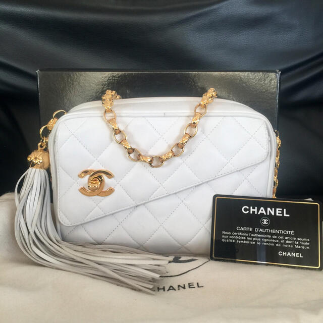 CHANELフリンジショルダーバッグ