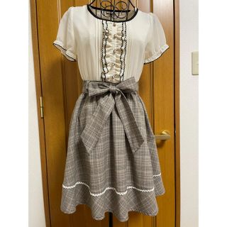 プライムパターン(PRIME PATTERN)の【prime pattern】ワンピース（美品！）(ひざ丈ワンピース)