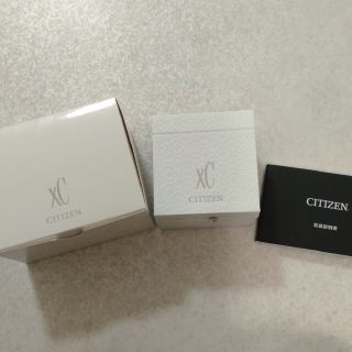 シチズン(CITIZEN)のシチズン　クロスシー　空箱　取説(腕時計)