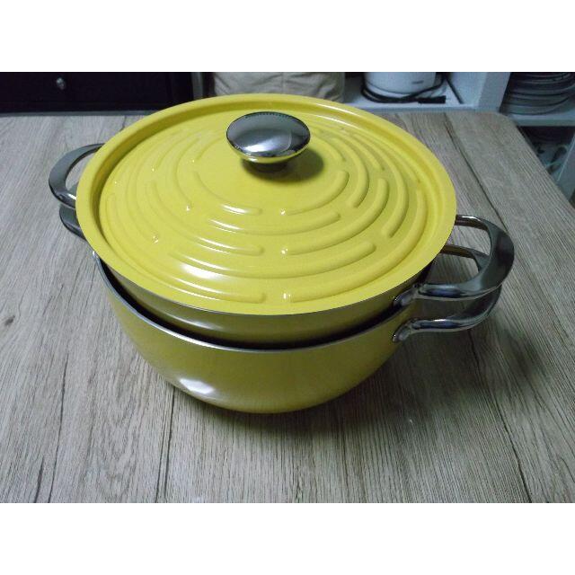 LE CREUSET(ルクルーゼ)のマイヤー　ライトポット+ルクルーゼ　スキレット３点セット（すべて未使用） インテリア/住まい/日用品のキッチン/食器(鍋/フライパン)の商品写真