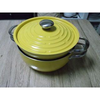 ルクルーゼ(LE CREUSET)のマイヤー　ライトポット+ルクルーゼ　スキレット３点セット（すべて未使用）(鍋/フライパン)