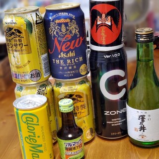 レモンサワー 純米酒 清酒 zone  ビール(リキュール/果実酒)