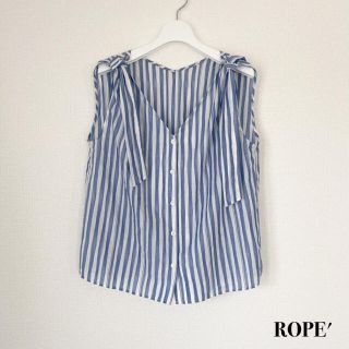 ロペ(ROPE’)のROPE'MADEMOISELLE  ロペマドモアゼル　ノースリーブブラウス(シャツ/ブラウス(半袖/袖なし))