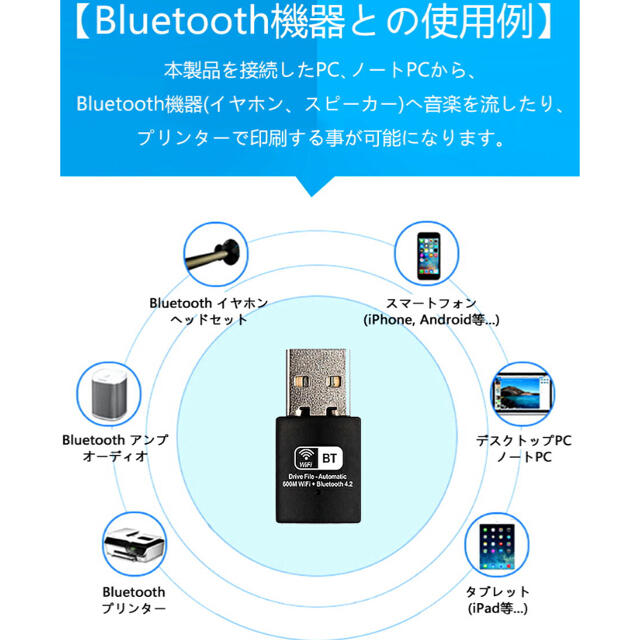 SDL  usb wifi Bluetooth   スマホ/家電/カメラのPC/タブレット(PC周辺機器)の商品写真