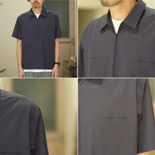 DESCENTE(デサント)のDESCENTE PAUSE  HALF ZIP P/O SHIRT メンズのトップス(シャツ)の商品写真