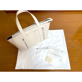 ブルガリ×フラグメント☆ Tote ロゴプリントレザー2WAYトートバッグ