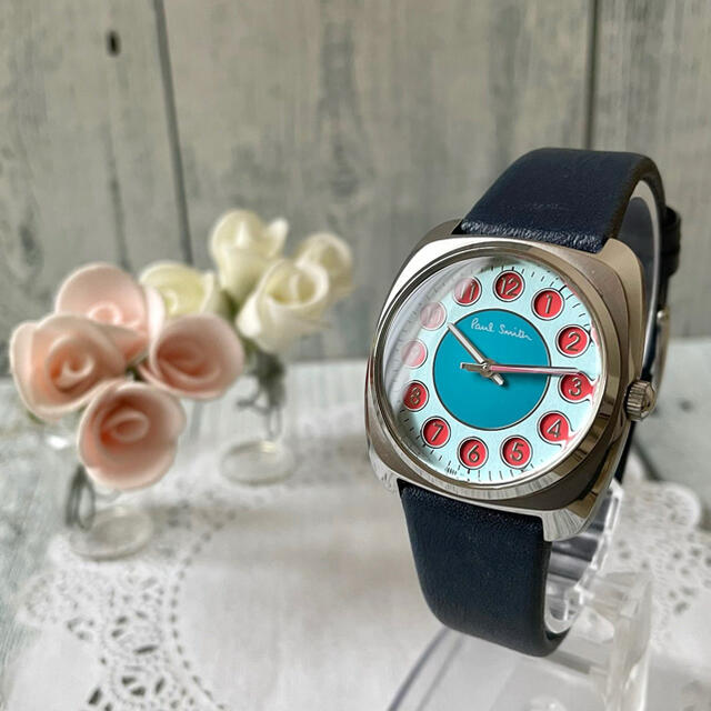 Paul Smith(ポールスミス)の【美品】Paul Smith ポールスミス 腕時計 ダイヤル ミニ ウォッチ レディースのファッション小物(腕時計)の商品写真