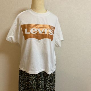 リーバイス(Levi's)のリーバイス　半袖金色ロゴTシャツ　　XS (Tシャツ(半袖/袖なし))