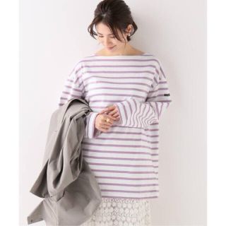 イエナ(IENA)の美品♡IENA＊【LE MINOR/ルミノア】ビッグボーダープルオーバー◆(カットソー(長袖/七分))