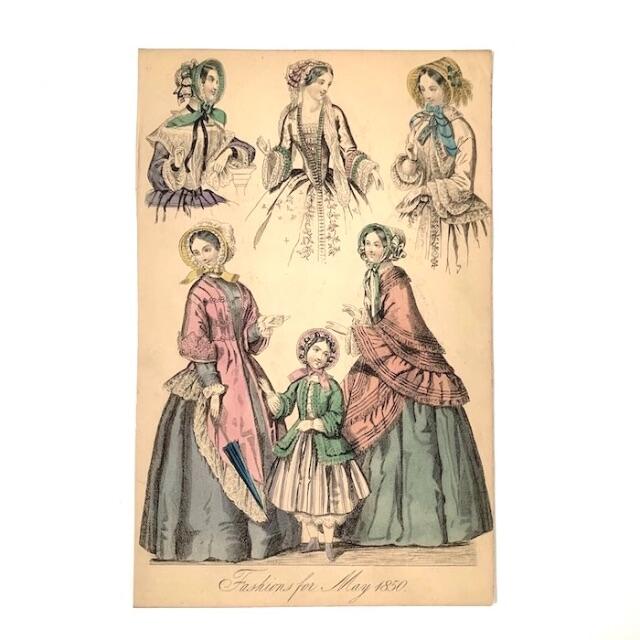 ファッションイラスト 10枚セット 1836~1850年 (905) - 7