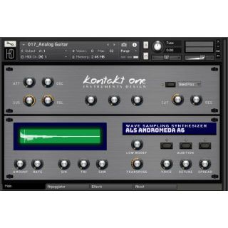 【#KONTAKT 音源】ANDROMEDA A6 シンセサイザー　GUIV4(ソフトウェア音源)