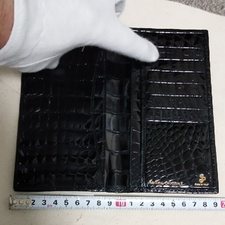 クロコダイル(Crocodile)の希少・イタリア製・最高級・クロコダイル・長財布(長財布)
