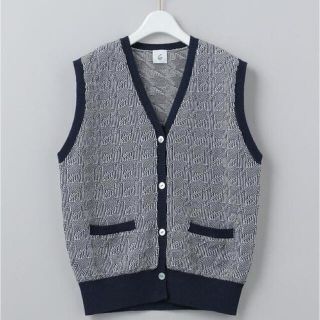 ビューティアンドユースユナイテッドアローズ(BEAUTY&YOUTH UNITED ARROWS)の＜6(ROKU)＞CHIDORI KNIT VEST/ベスト　新品未使用品(ベスト/ジレ)