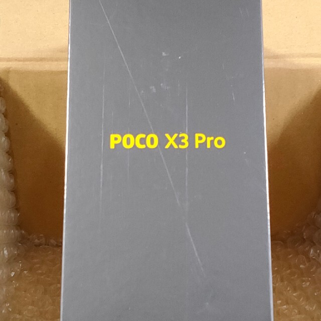 ANDROID(アンドロイド)の最新型 新品 未開封 POCO X3 Pro global version ♪ スマホ/家電/カメラのスマートフォン/携帯電話(スマートフォン本体)の商品写真