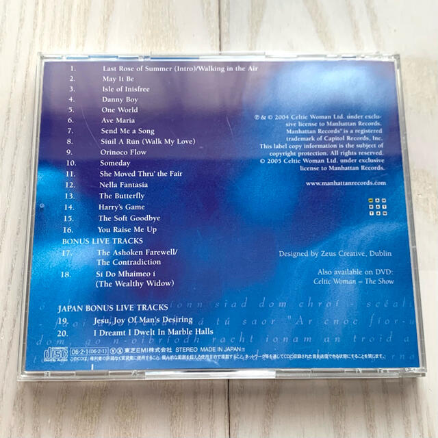 ケルティックウーマン CelticWoman CD エンタメ/ホビーのCD(ポップス/ロック(洋楽))の商品写真