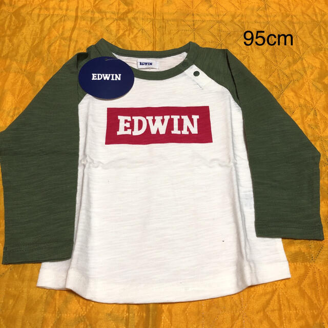 EDWIN(エドウィン)の新品 エドウィン 長袖 Tシャツ 95cm グレー キッズ/ベビー/マタニティのキッズ服男の子用(90cm~)(Tシャツ/カットソー)の商品写真