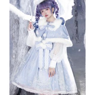 トゥアリス(To Alice)のTo Alice 雪の結晶ケープ&JSK set(ひざ丈ワンピース)