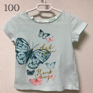 エイチアンドエム(H&M)の子供服　女の子　半袖Tシャツ　100サイズ(Tシャツ/カットソー)