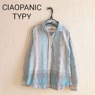 チャオパニックティピー(CIAOPANIC TYPY)のmaorico様　チャオパニックティピー　ストライプ＆チェック　スキッパーシャツ(シャツ/ブラウス(長袖/七分))