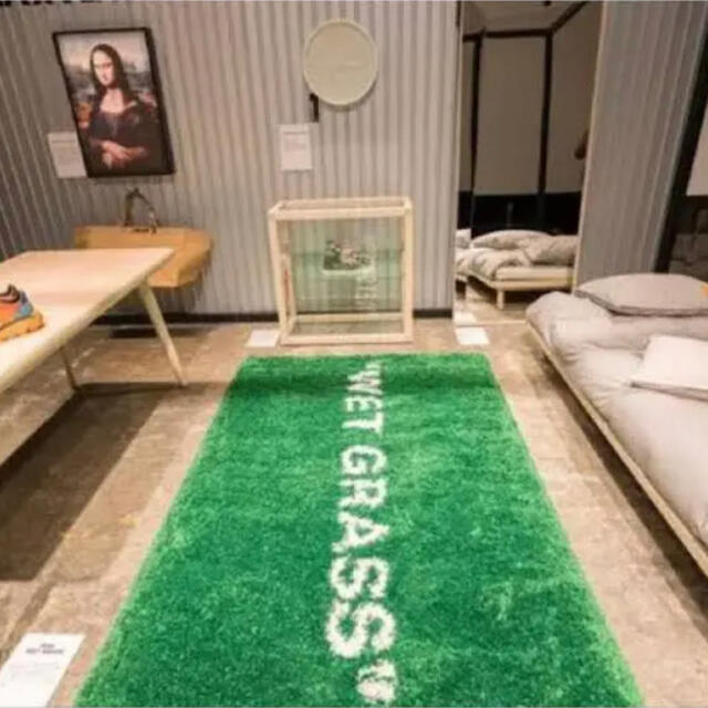 IKEA MARKERAD WET GRASS ラグ Virgil Abloh