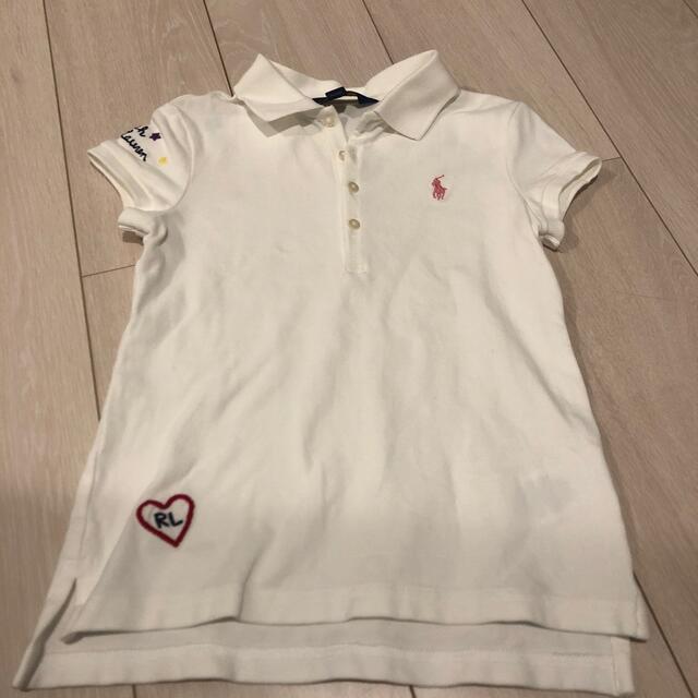 POLO RALPH LAUREN(ポロラルフローレン)のラルフローレン ★ポロシャツ★サイズＳ(7歳用)130cm キッズ/ベビー/マタニティのキッズ服女の子用(90cm~)(Tシャツ/カットソー)の商品写真