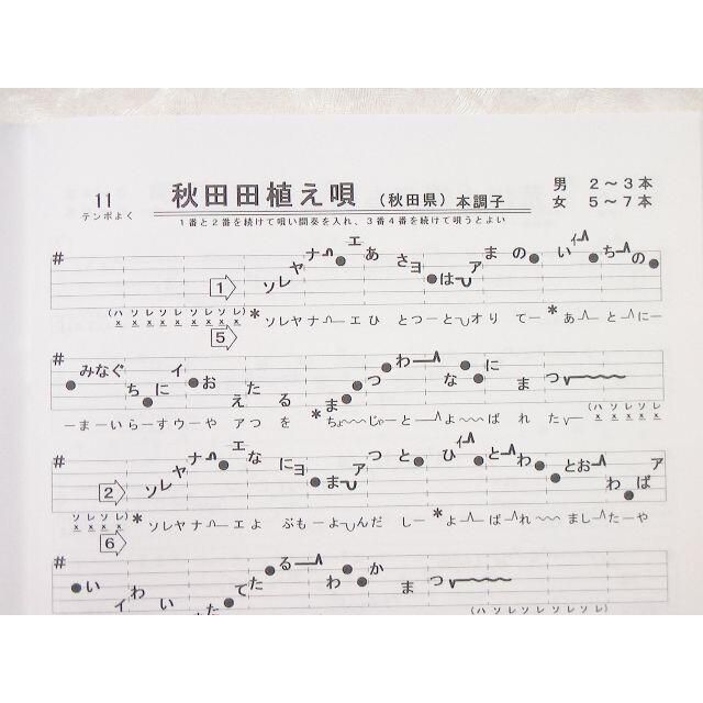 民謡♪五線譜～中級編(3)/向日葵集(3)～M8 楽譜/うたい方/練習
