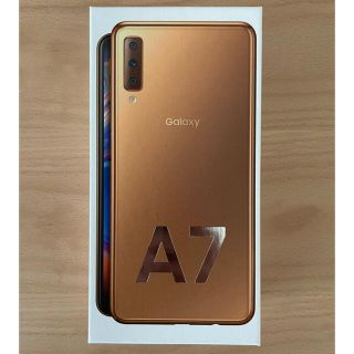 ギャラクシー(Galaxy)のGalaxy A7 ゴールド(スマートフォン本体)