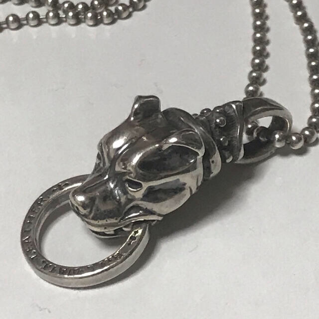 金額交渉大歓迎 ビルウォールレザー bwl ドッグヘッド ネックレス