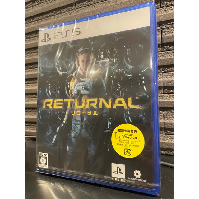 新品 送料無料 即決 PS5 RETURNAL リターナル 初回特典コード付き