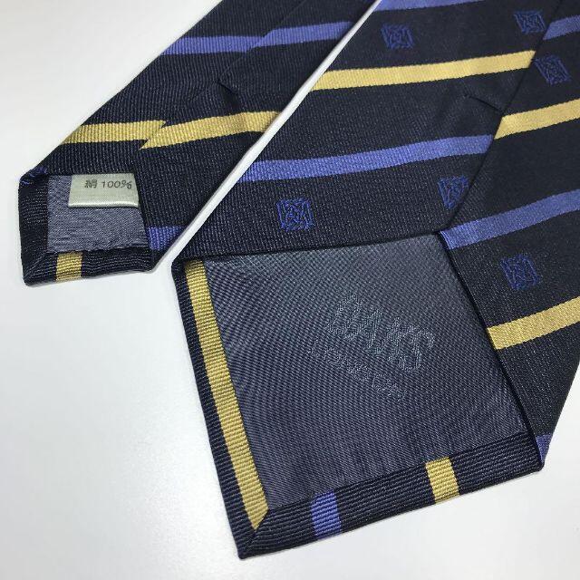 DAKS(ダックス)のダックス 日本製 高級シルク ネクタイ ストライプ ロイヤルクレスト メンズのファッション小物(ネクタイ)の商品写真