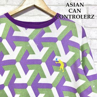 ASIAN CAN CONTROLERZ 美色 クルーネックスウェット 総柄(スウェット)