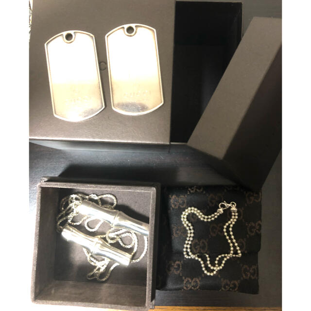 Gucci(グッチ)のGUCCIネックレス　ブレスレットセット メンズのアクセサリー(ネックレス)の商品写真