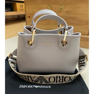 ほぼ新品 未使用 GIORGIO ARMANI ショッパーバッグ レザー製