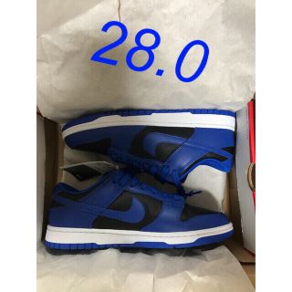 ナイキ(NIKE)のDUNK low hypercobalt Blue コバルトブルー 28 青黒(スニーカー)