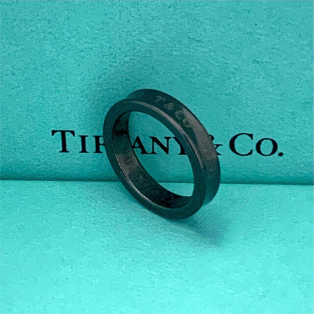 即納大特価】 Tiffany  ブラック リング チタン Tiffany - Co. リング(指輪) - taaluqstore.com