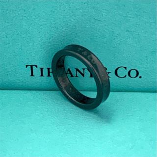 ティファニー(Tiffany & Co.)のTiffany チタン リング ブラック(リング(指輪))