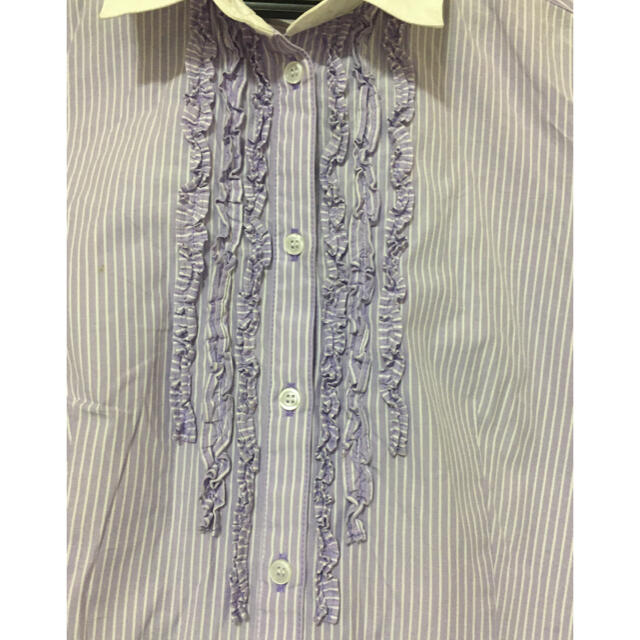 ANAYI(アナイ)のANAYI ラベンダー色シャツ 38 レディースのトップス(シャツ/ブラウス(半袖/袖なし))の商品写真