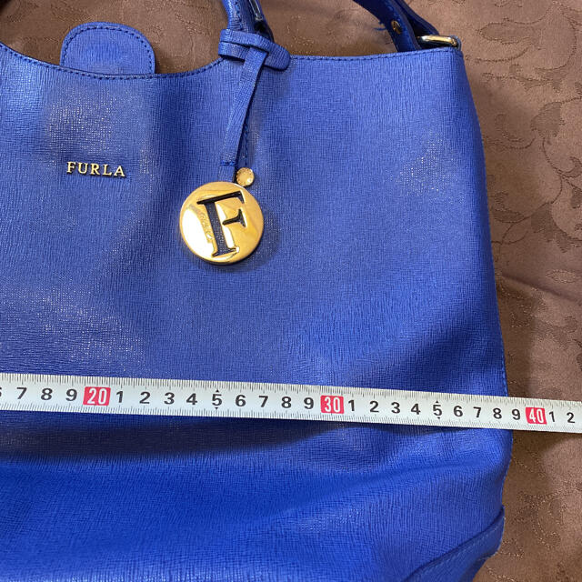 Furla(フルラ)のフルラ　ブルー　2WAY sakichi様専用 レディースのバッグ(ショルダーバッグ)の商品写真