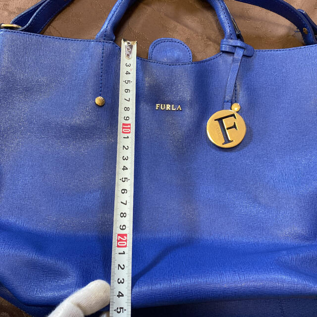 Furla(フルラ)のフルラ　ブルー　2WAY sakichi様専用 レディースのバッグ(ショルダーバッグ)の商品写真