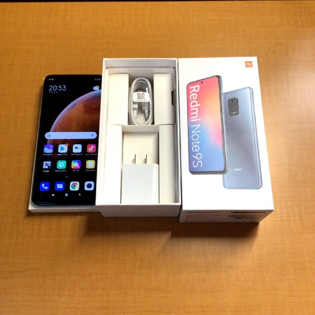 Xiaomi Redmi Note 9S オーロラブルー スマートフォン本体