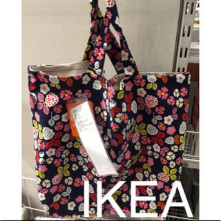 イケア(IKEA)の大特価　IKEA 花柄　トートバック(トートバッグ)