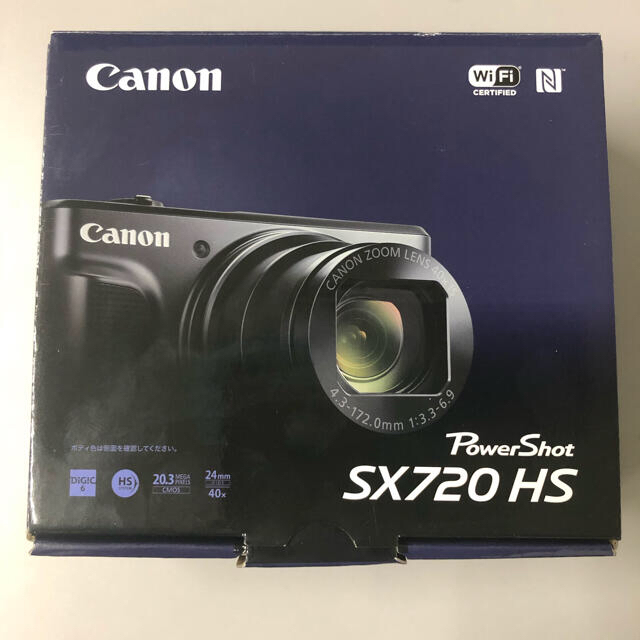 新品未使用】Canon POWERSHOT SX720 HS ブラック | www.hectordufau.com.br
