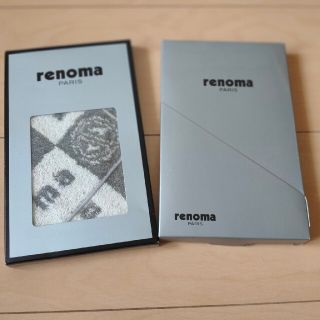 レノマ(RENOMA)の【renoma】ブランドタオルハンカチ2枚セット(ハンカチ)