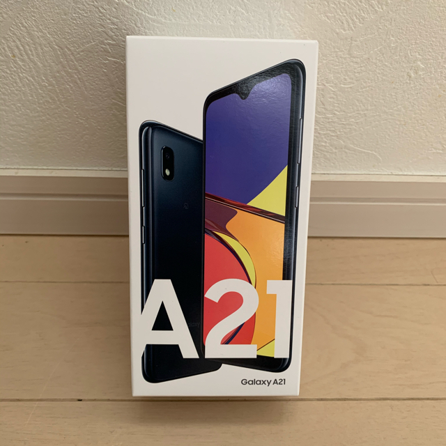 【新品未使用】SIMフリー Galaxy A21 SCV49 ブラックUQ