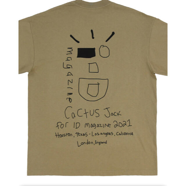 Travis Scott Cactus Wink Tee Khaki XL新品